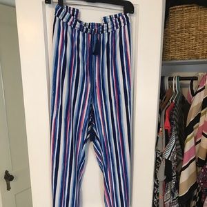 Context stretch wide leg pant